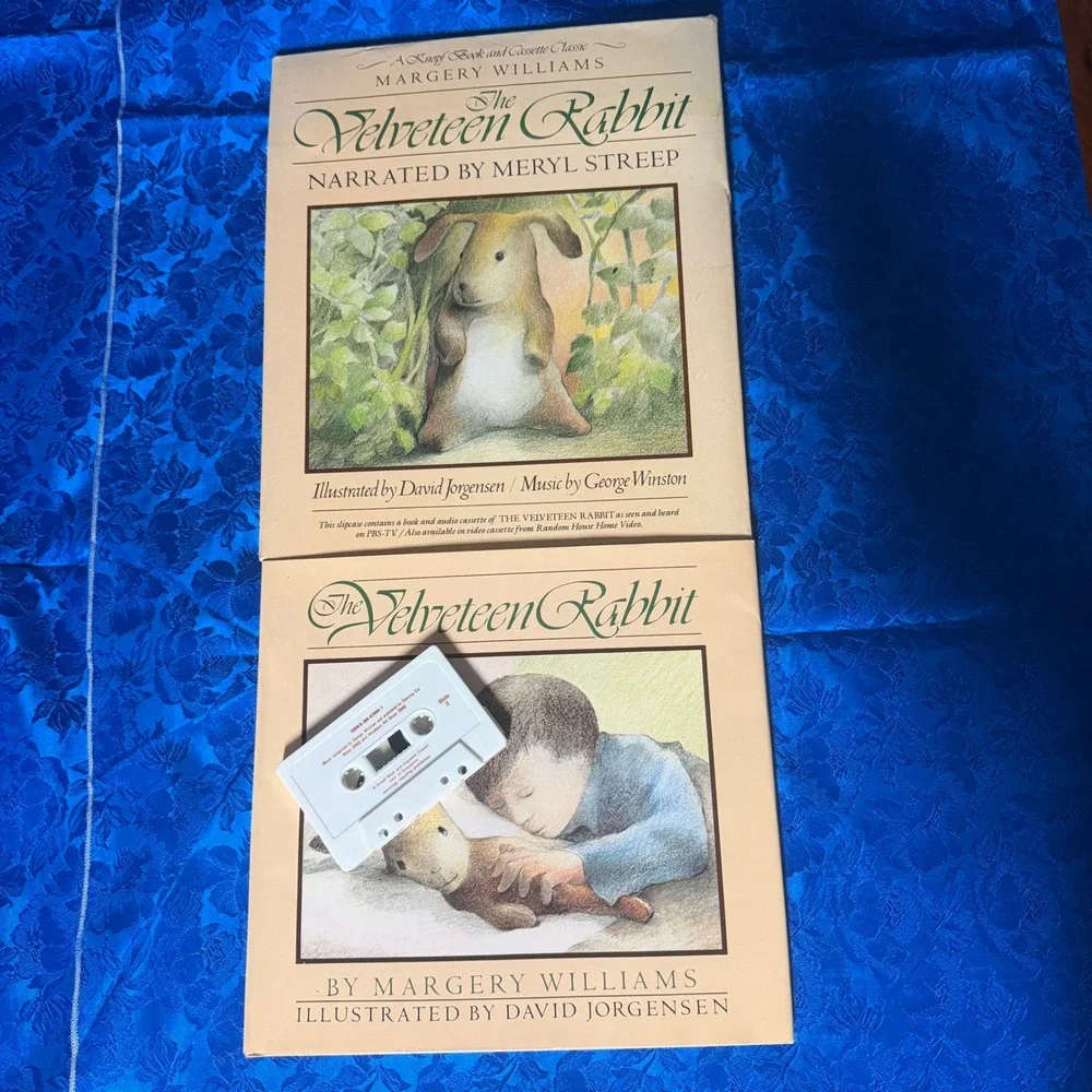 The Velveteen Rabbit‎ Book and Cassette Meryl Streep George Winston 1985 Knopf